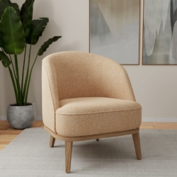 D3763 Straw fabric upholstered on furniture scene