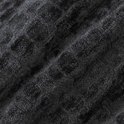D3764 Ebony Upholstery Fabric Closeup to show texture