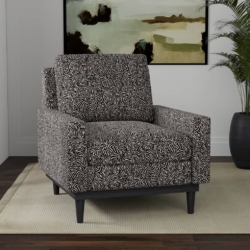 D3770 Black fabric upholstered on furniture scene