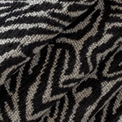 D3770 Black Upholstery Fabric Closeup to show texture