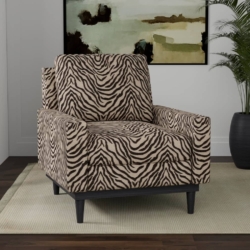 D3772 Ebony fabric upholstered on furniture scene