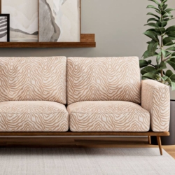 D3774 Sand fabric upholstered on furniture scene