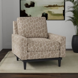 D3782 Bark fabric upholstered on furniture scene