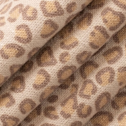 D3789 Flax Upholstery Fabric Closeup to show texture