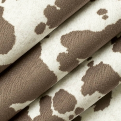 D3792 Coffee Upholstery Fabric Closeup to show texture