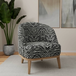 D3799 Onyx fabric upholstered on furniture scene
