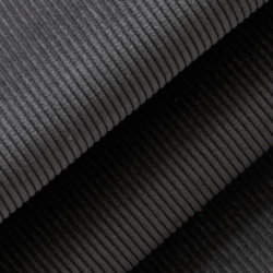 D3883 Black Upholstery Fabric Closeup to show texture