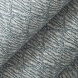 D4028 Azure Annie Upholstery Fabric Closeup to show texture