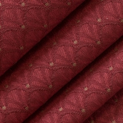 D4029 Garnet Annie Upholstery Fabric Closeup to show texture