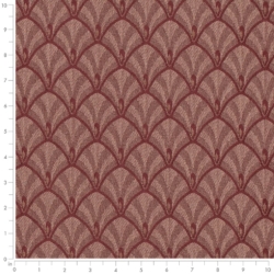 Image of D4035 Garnet Olivia showing scale of fabric