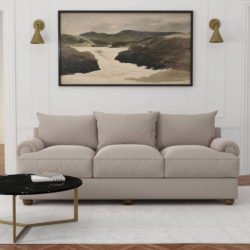 D4039 Sage Olivia fabric upholstered on furniture scene