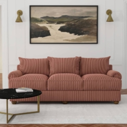 D4043 Garnet Polly fabric upholstered on furniture scene