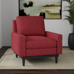 D4052 Garnet Elsa fabric upholstered on furniture scene
