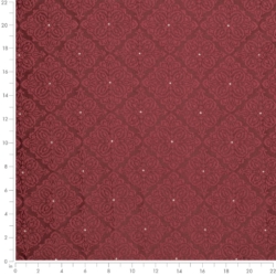 Image of D4052 Garnet Elsa showing scale of fabric