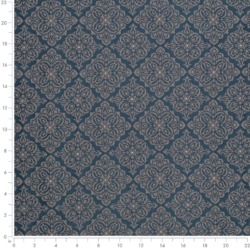 Image of D4053 Navy Elsa showing scale of fabric