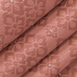 D4056 Rose Lily Upholstery Fabric Closeup to show texture