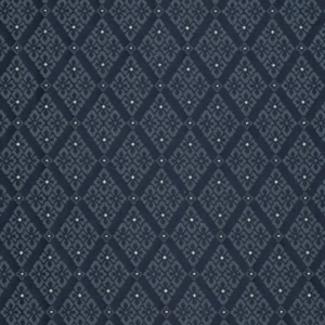 D4060 Navy Lily upholstery fabric by the yard full size image