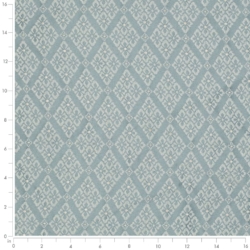 Image of D4061 Azure Lily showing scale of fabric