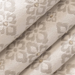 D4062 Taupe Lily Upholstery Fabric Closeup to show texture