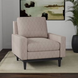 D4063 Sage Lily fabric upholstered on furniture scene