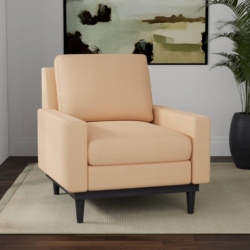D4065 Honey Nina fabric upholstered on furniture scene