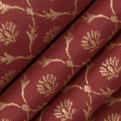 D4068 Garnet Nina Upholstery Fabric Closeup to show texture