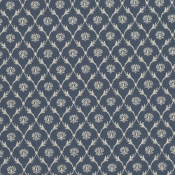 D4069 Navy Nina upholstery fabric by the yard full size image