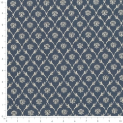 Image of D4069 Navy Nina showing scale of fabric