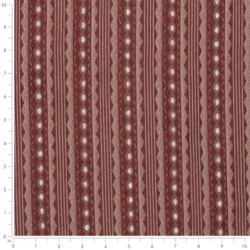 Image of D4075 Garnet Mona showing scale of fabric
