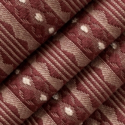 D4075 Garnet Mona Upholstery Fabric Closeup to show texture