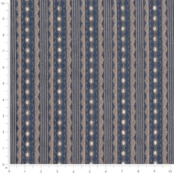 Image of D4077 Navy Mona showing scale of fabric