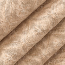 D4081 Honey Bria Upholstery Fabric Closeup to show texture