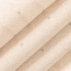 D4082 Ivory Bria Upholstery Fabric Closeup to show texture