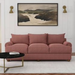 D4083 Garnet Bria fabric upholstered on furniture scene