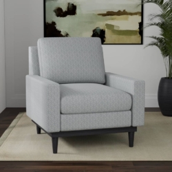 D4085 Azure Bria fabric upholstered on furniture scene