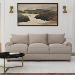 D4087 Sage Bria fabric upholstered on furniture scene