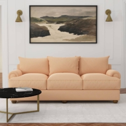 D4089 Honey Julia fabric upholstered on furniture scene