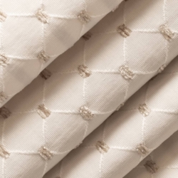 D4090 Ivory Julia Upholstery Fabric Closeup to show texture