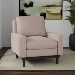 D4094 Taupe Julia fabric upholstered on furniture scene