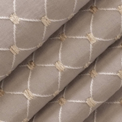 D4094 Taupe Julia Upholstery Fabric Closeup to show texture