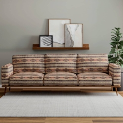 D4098 Copper fabric upholstered on furniture scene