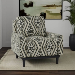 D4100 Sand fabric upholstered on furniture scene