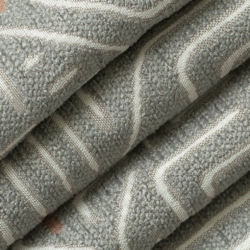 D4102 Silver Upholstery Fabric Closeup to show texture