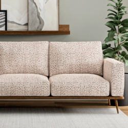 D4103 Sienna fabric upholstered on furniture scene