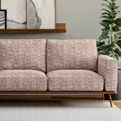 D4104 Redrock fabric upholstered on furniture scene