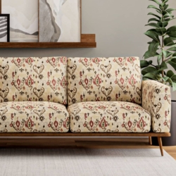 D4109 Redstone fabric upholstered on furniture scene