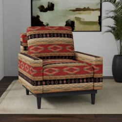 D4110 Canyon fabric upholstered on furniture scene