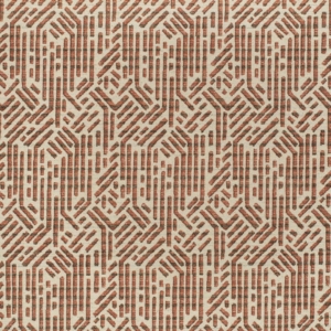 D4114 Terracotta upholstery fabric by the yard full size image