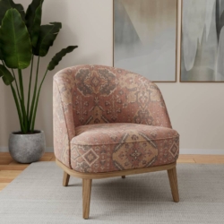 D4116 Spice fabric upholstered on furniture scene