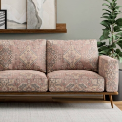 D4116 Spice fabric upholstered on furniture scene